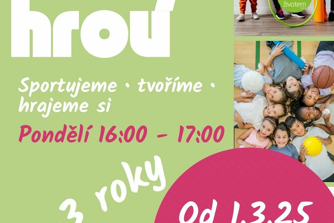 letáček kroužek Pohyb hrou